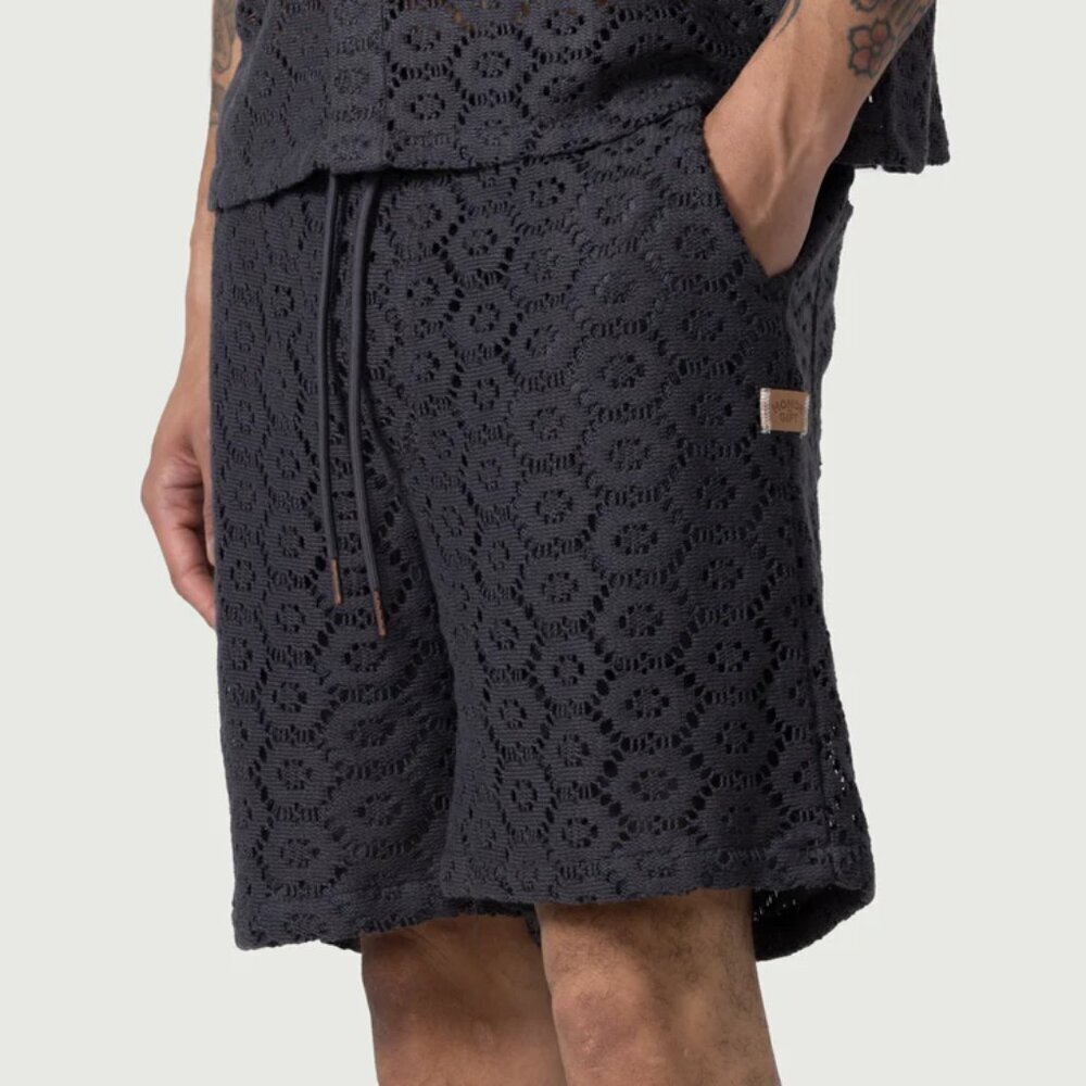 Honor The Gift Black Crochet Shorts S​​